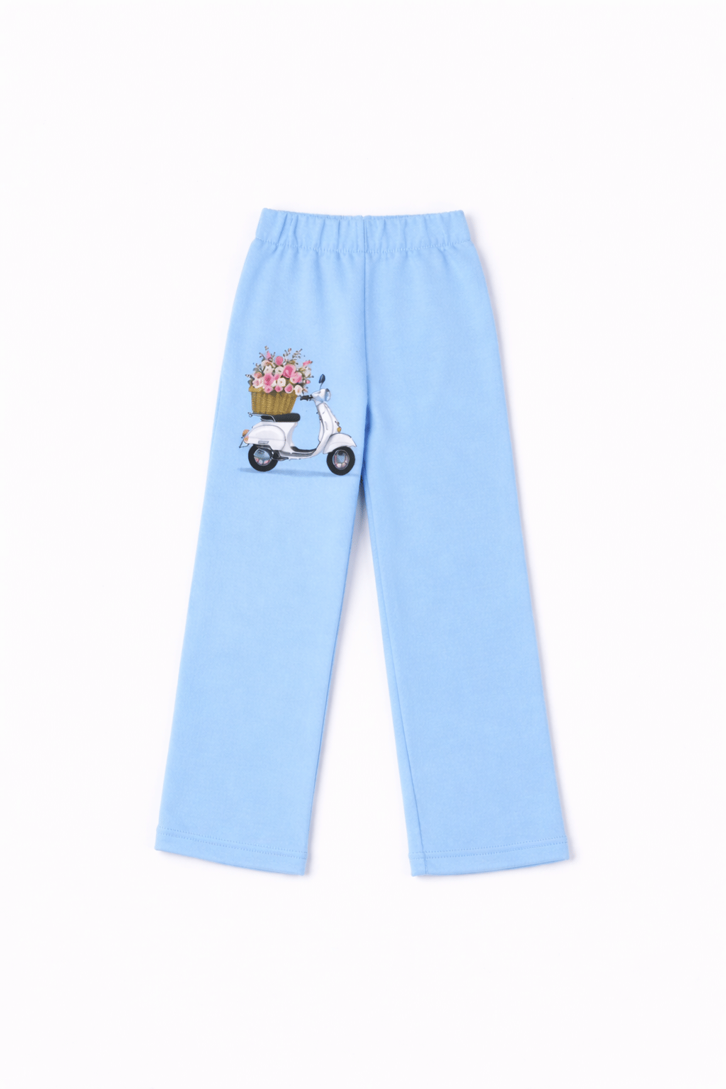 Pack of 3 Girls 100% Cotton Trackpants ( Colors ) - Image 3