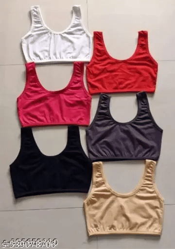 Pack of 3 Cotton Teenage Bra For Girls