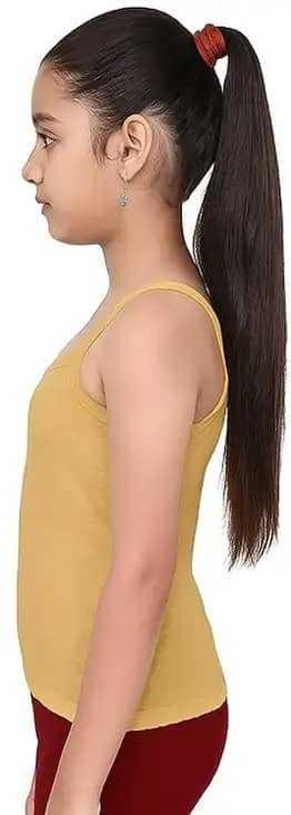 Pack of 6 Girls Cotton Camisoles ( Multicolor ) - Image 3