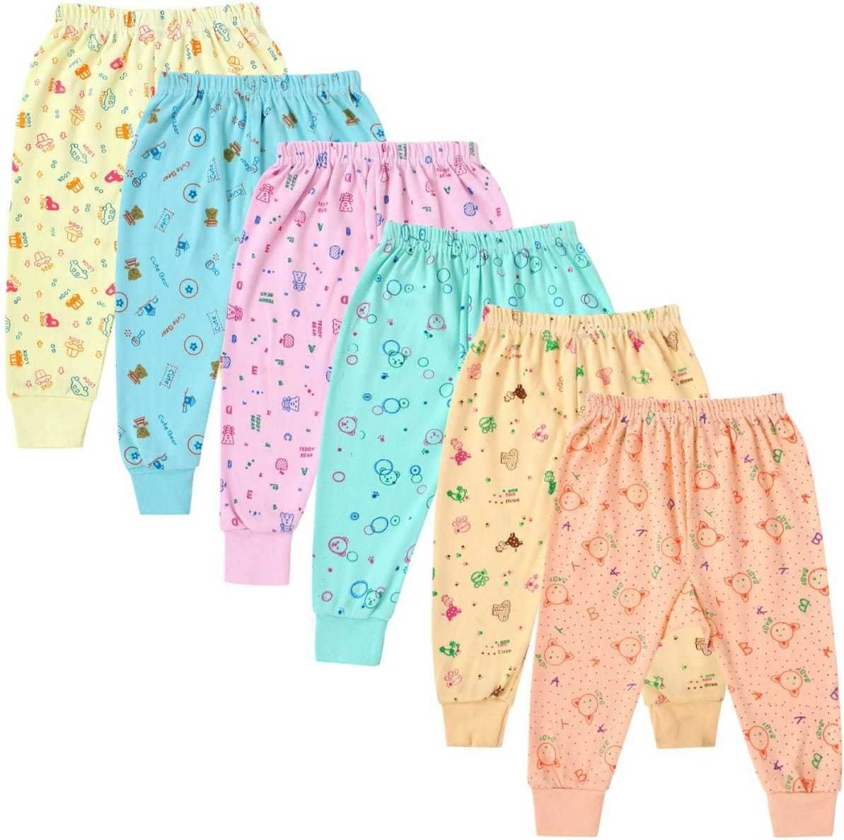 Pack of 6 Boys Cotton Blend Pyjama ( Multicolor )