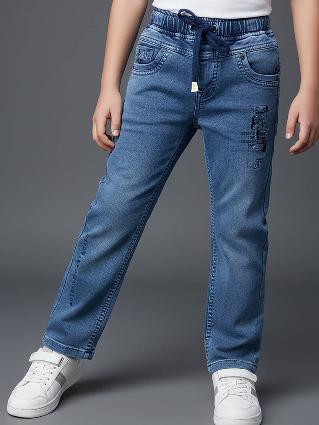 Pack of 1 Boys Cotton Blend Jeans ( Blue )