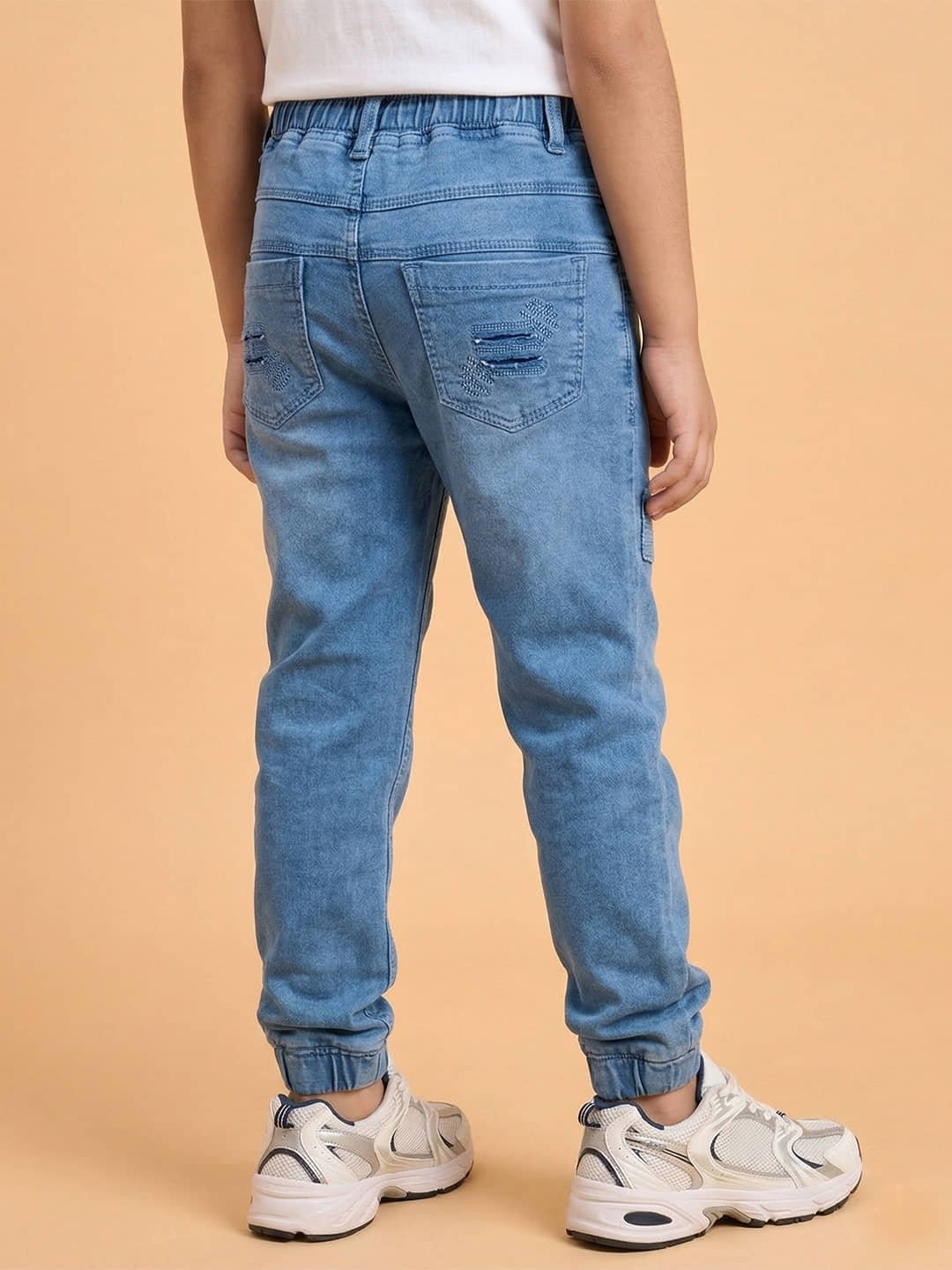 Pack of 1 Boys Cotton Blend Jeans ( Blue ) - Image 2