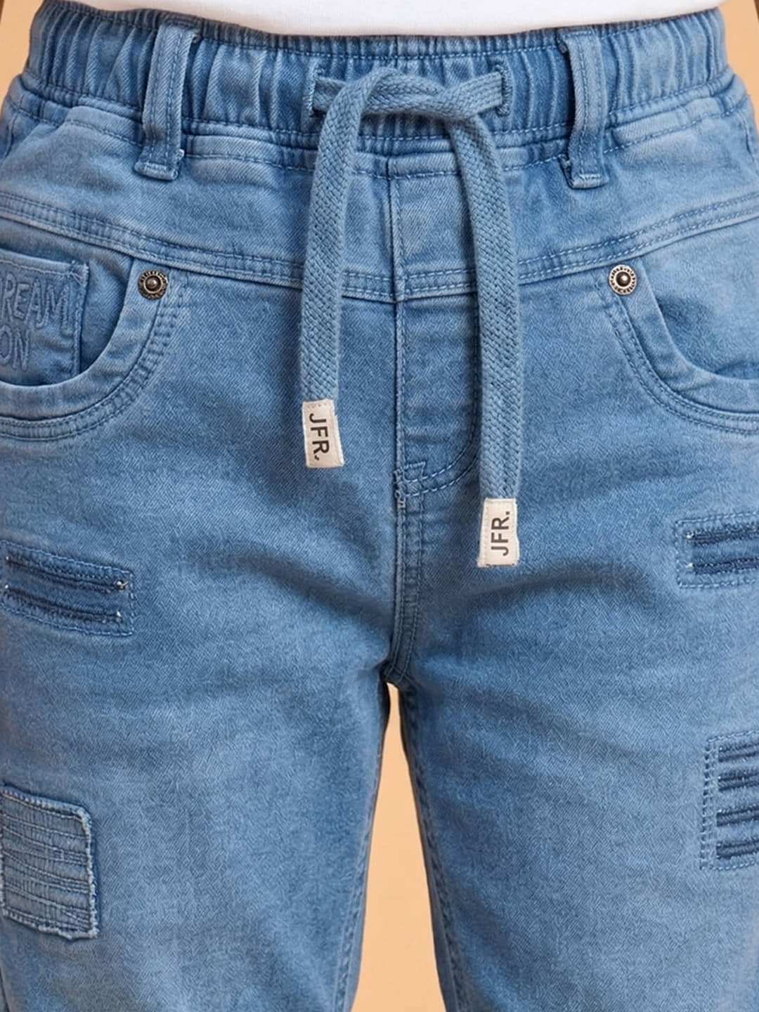Pack of 1 Boys Cotton Blend Jeans ( Blue ) - Image 4