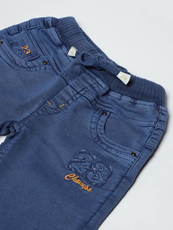 Pack of 1 Boys 100% Cotton Jeans ( Blue ) - Image 3
