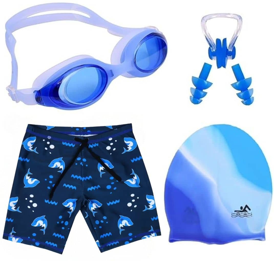 Lebami Boys Swimming Suit Sets ( Pack of 1 , Multi )