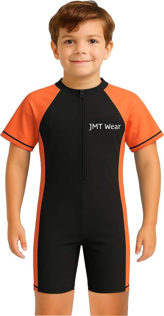 Lebami Boys Swimming Suit Sets ( Pack of 1 , Orange )