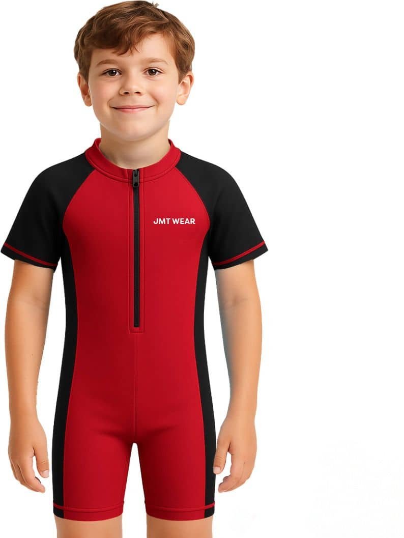 Lebami Boys Swimming Suit Sets ( Pack of 1 , Red )