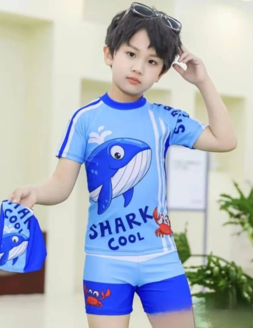 Lebami Boys Swimming Suit Sets ( Pack of 1 , Blue )