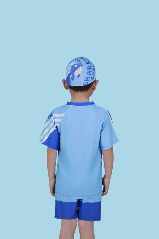 Lebami Boys Swimming Suit Sets ( Pack of 1 , Blue ) - Image 2