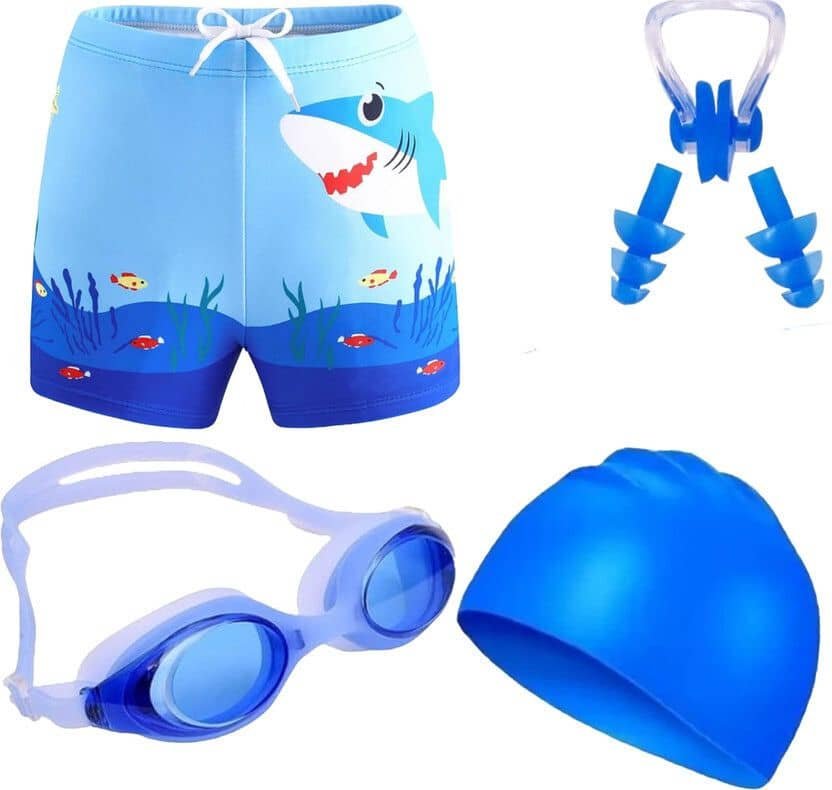 Lebami Boys Swimming Suit Sets ( Pack of 1 , Blue )