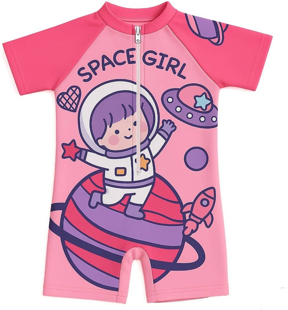 Lebami Girls Body Suits ( Pack of 1 , Pink ) - Image 3