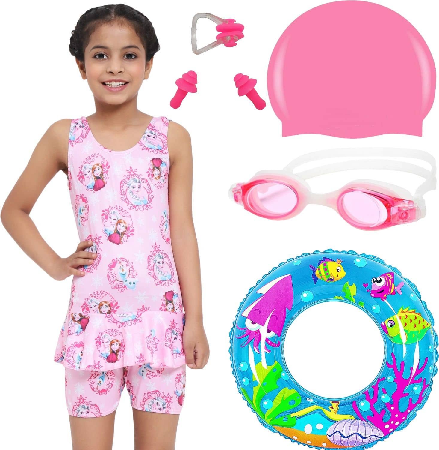 Lebami Girls Body Suits ( Pack of 1 , Pink )
