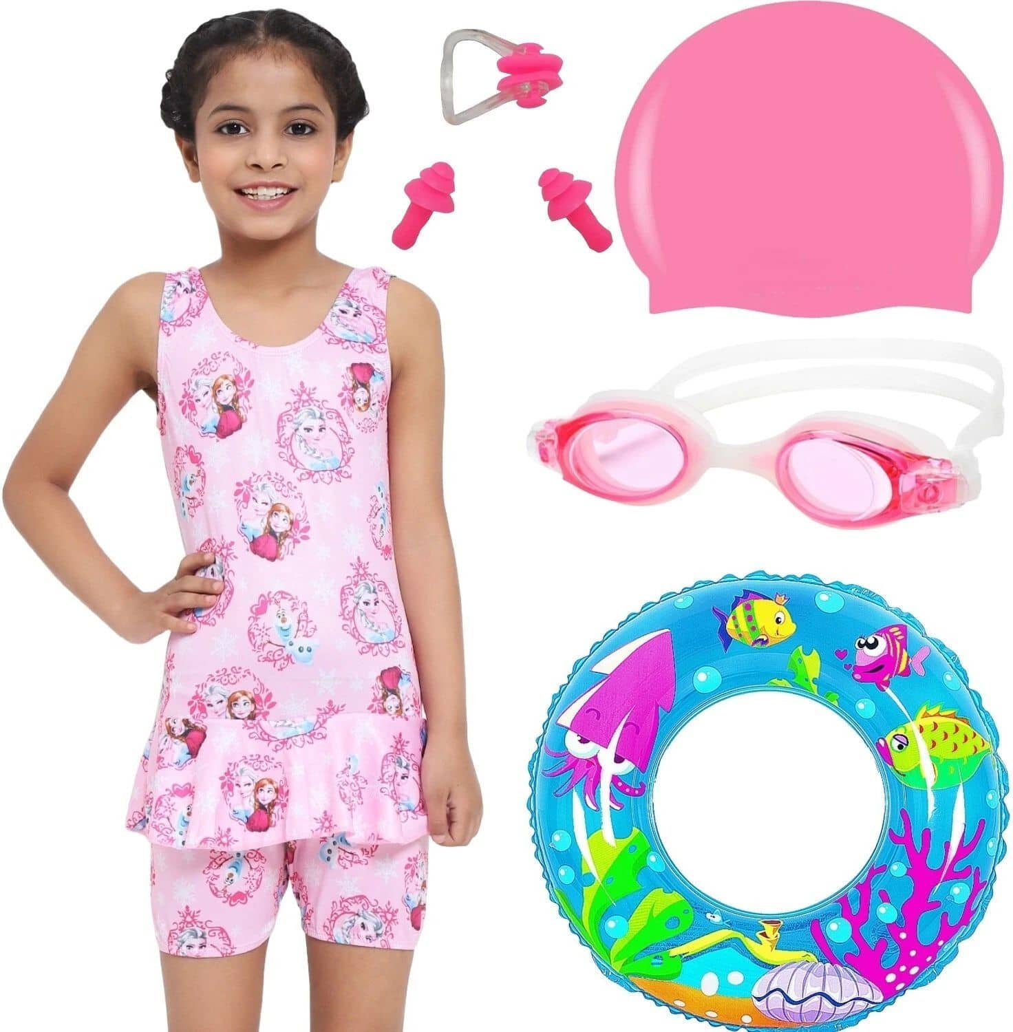 Lebami Girls Body Suits ( Pack of 1 , Pink )