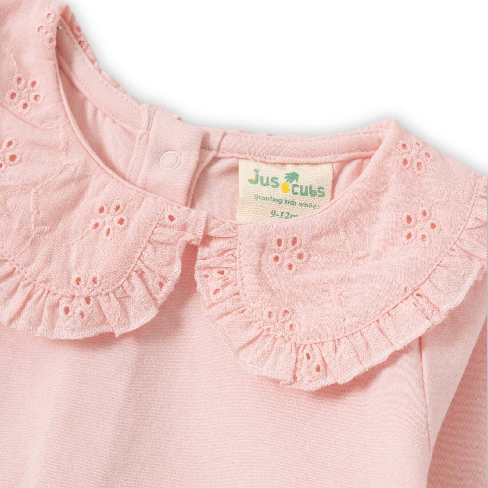 Juscubs Pack of 1 Baby Girls 100% Cotton Top ( Pink ) - Image 4
