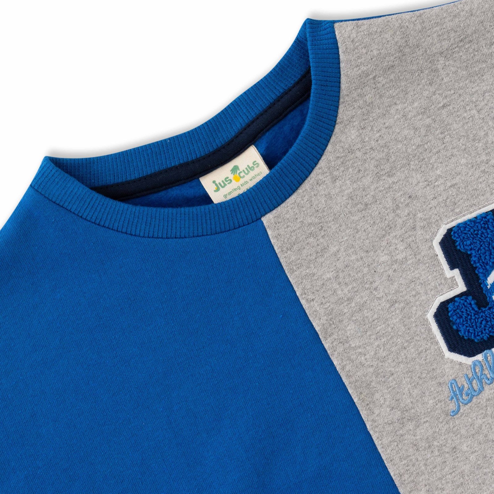 Juscubs Pack of 1 Boys Cotton Sweatshirt ( Royal Blue ) - Image 2