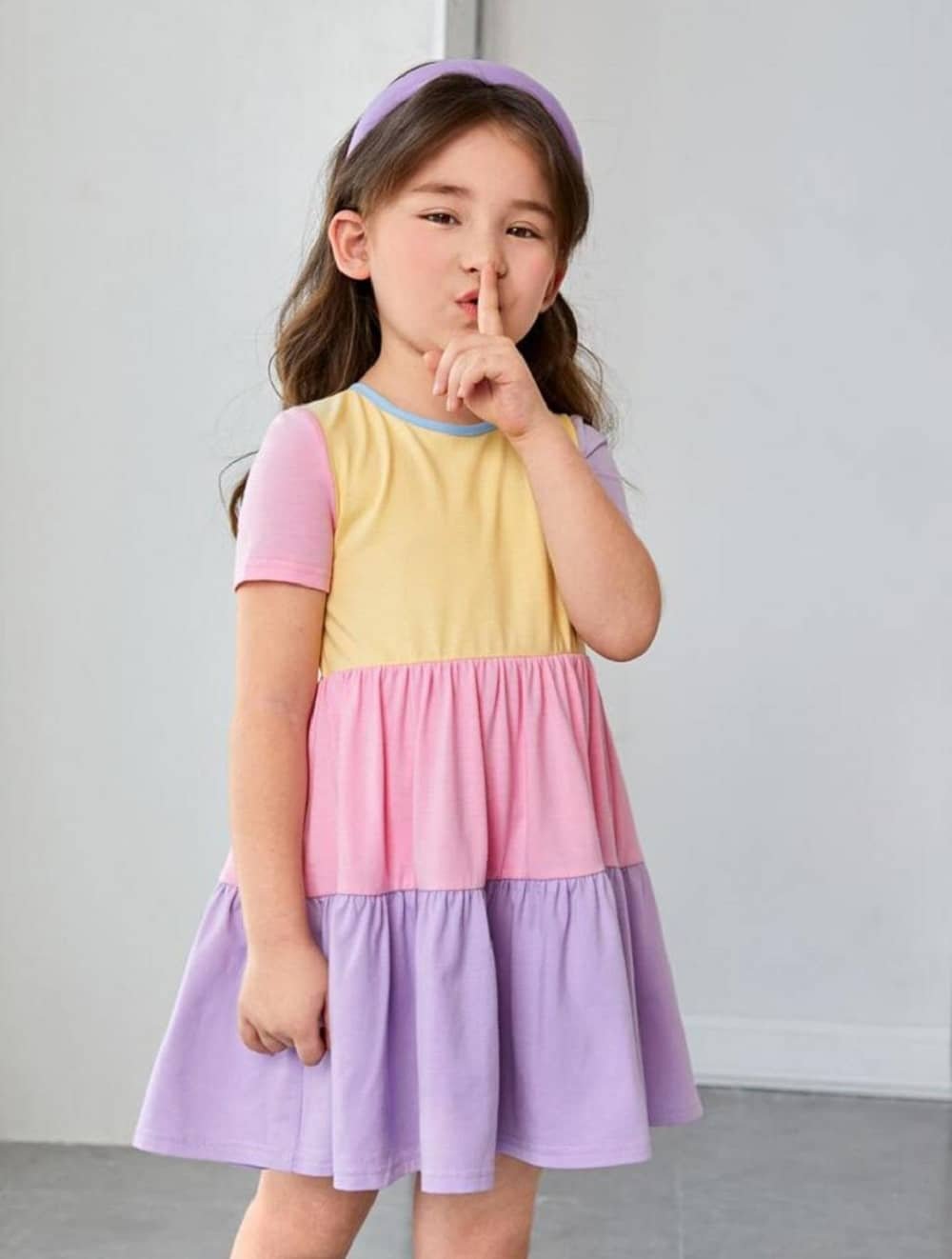Cotton Frock For Girls ( Pack of 1 , Multicolor ) - Image 4