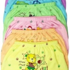 Pack of 6 Cotton Bloomers For Baby Girls ( Multicolor )