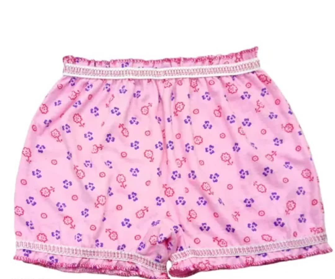 Pack of 6 Cotton Bloomers For Baby Girls ( Multicolor ) - Image 3