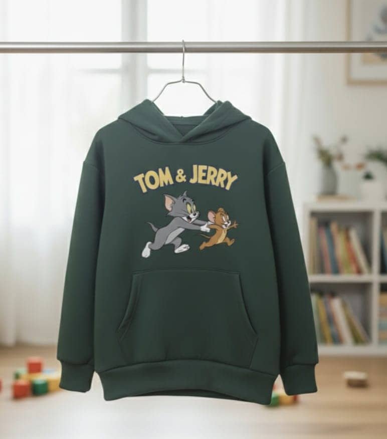 Pack of 1 Boys Cotton Blend Sweatshirt ( Green )