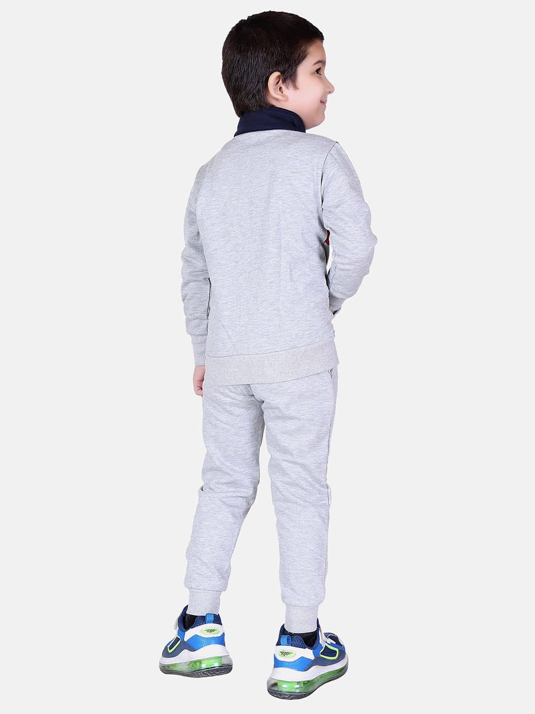 Kepa Colorblock Full Sleeve Tracksuits For Boys SweatShirt Jacket With Jogger - Image 2