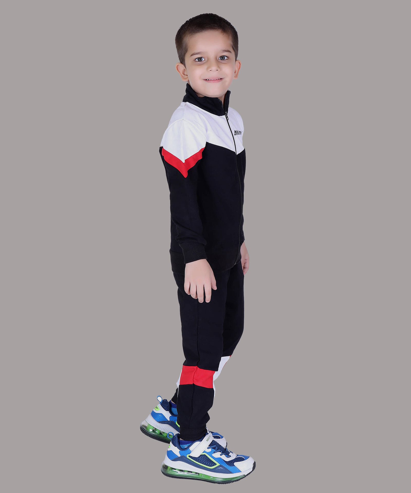 Kepa Pack of 1 Boys Cotton Blend Tracksuit ( Black ) - Image 2