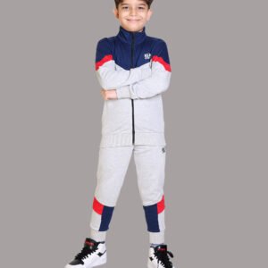 Kepa Pack of 1 Boys Cotton Blend Tracksuit ( Grey )