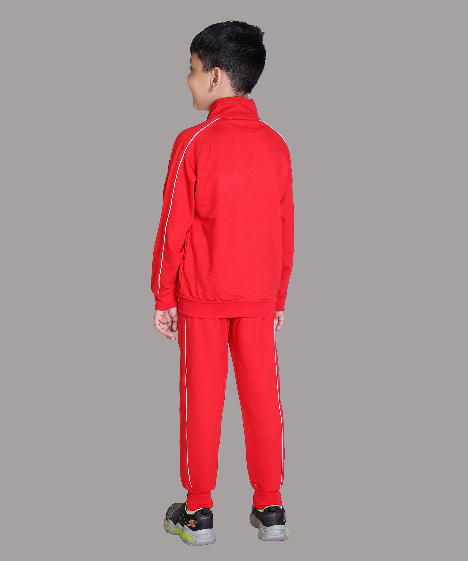 Kepa Pack of 1 Boys Cotton Blend Tracksuit ( Red ) - Image 4