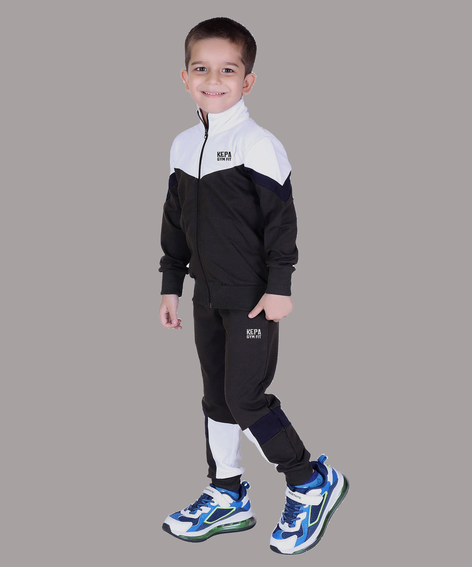 Kepa Pack of 1 Boys Cotton Blend Tracksuit ( Green ) - Image 2