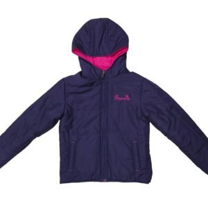 Kids-17 Girls Polyester Quilted & Bomber Jacket For ( Pack of 1 , Purple )