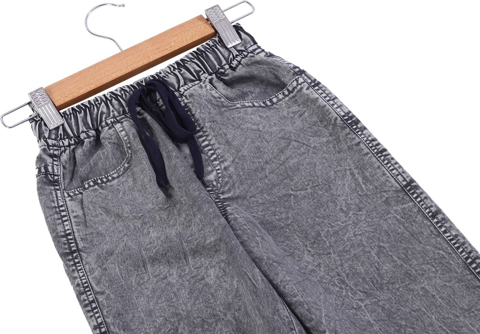 Cremlin Clothing Pack of 1 Boys Cotton Blend Jeans ( Gray ) - Image 3