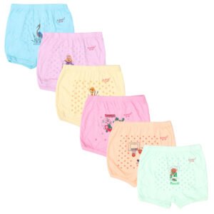 Sleazy 100% Cotton Panties For Girls ( Multicolor )