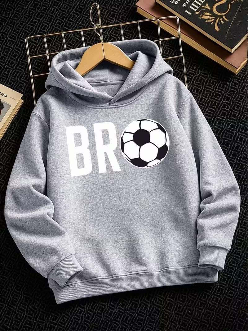 Knit Vey Pack of 1 Boys Cotton Blend Sweatshirt ( Grey Melange )