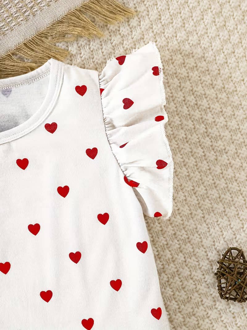 Knit Vey Pack of 3 Baby Girls Cotton Blend T-Shirt ( Multicolor 1 ) - Image 4