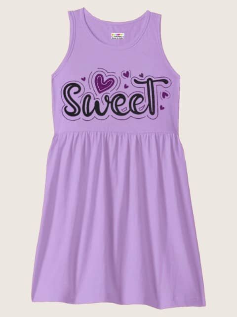 Kuchipoo Cotton Blend Dress For Girls ( Pack of 3 , Multicolor ) - Image 3