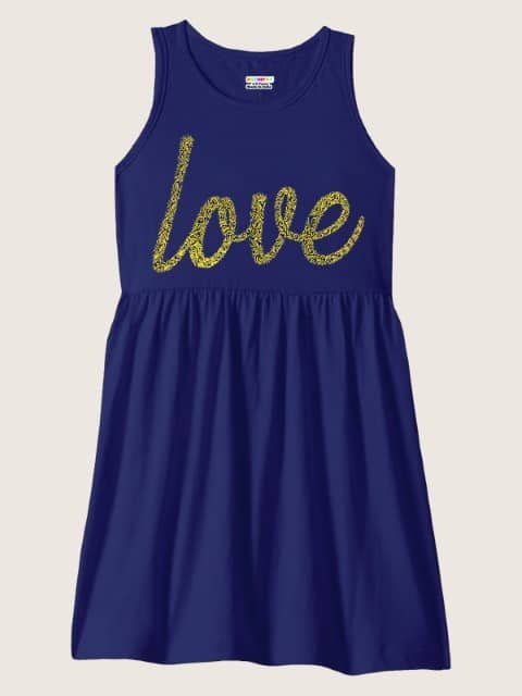 Kuchipoo Cotton Blend Dress For Girls ( Pack of 3 , Multicolor ) - Image 5