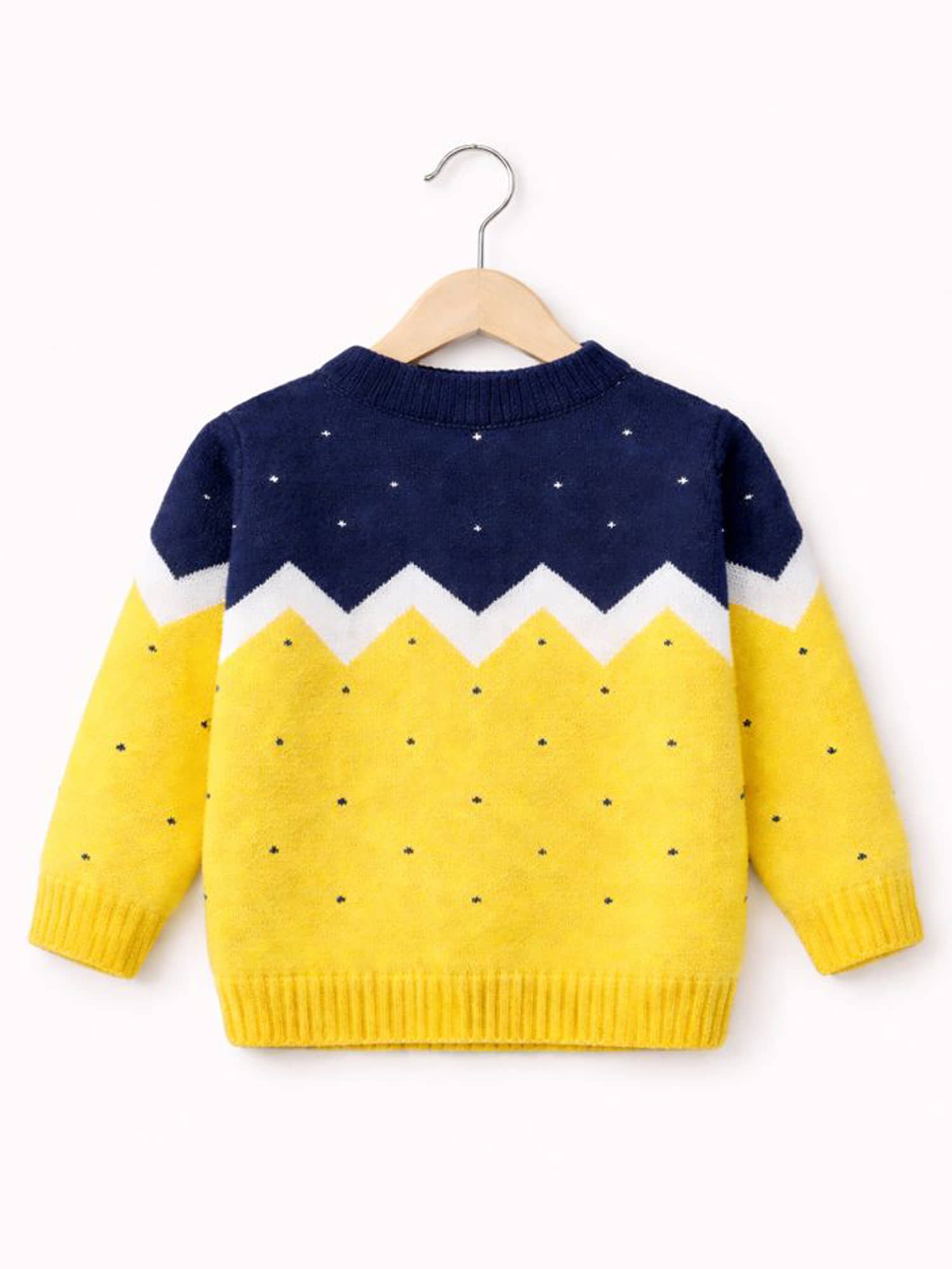 Kuchipoo Pack of 1 Boys Polyester Sweater ( Multicolor 3 ) - Image 2