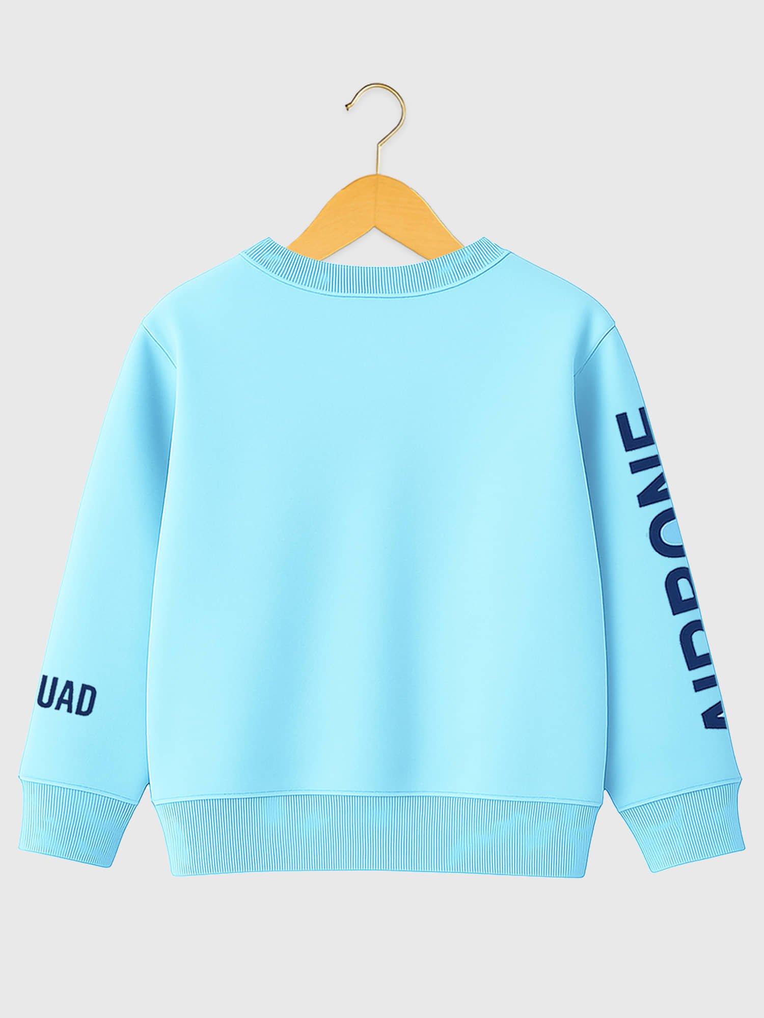 Kuchipoo Pack of 1 Boys Fleece Sweatshirt ( Sky Blue ) - Image 2