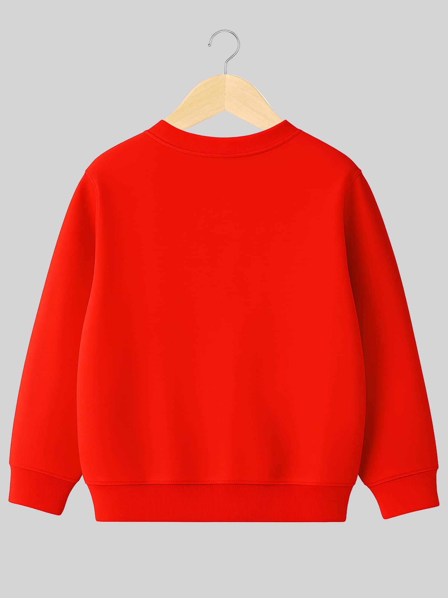 Kuchipoo Pack of 1 Boys Fleece Sweatshirt ( Red ) - Image 2