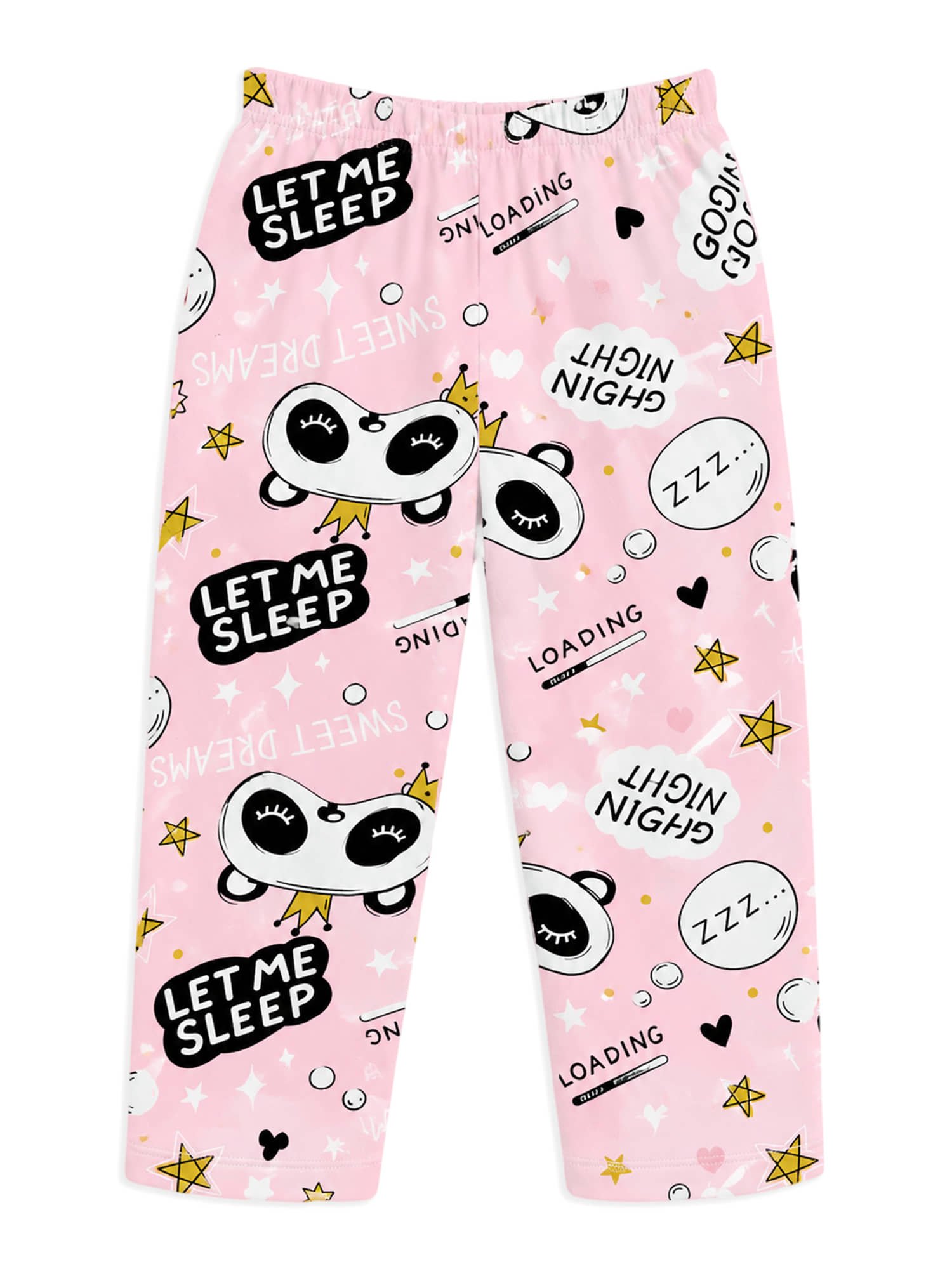 Kuchipoo Pack of 1 Girls Cotton Nightsuit Set ( Multicolor 1 ) - Image 5