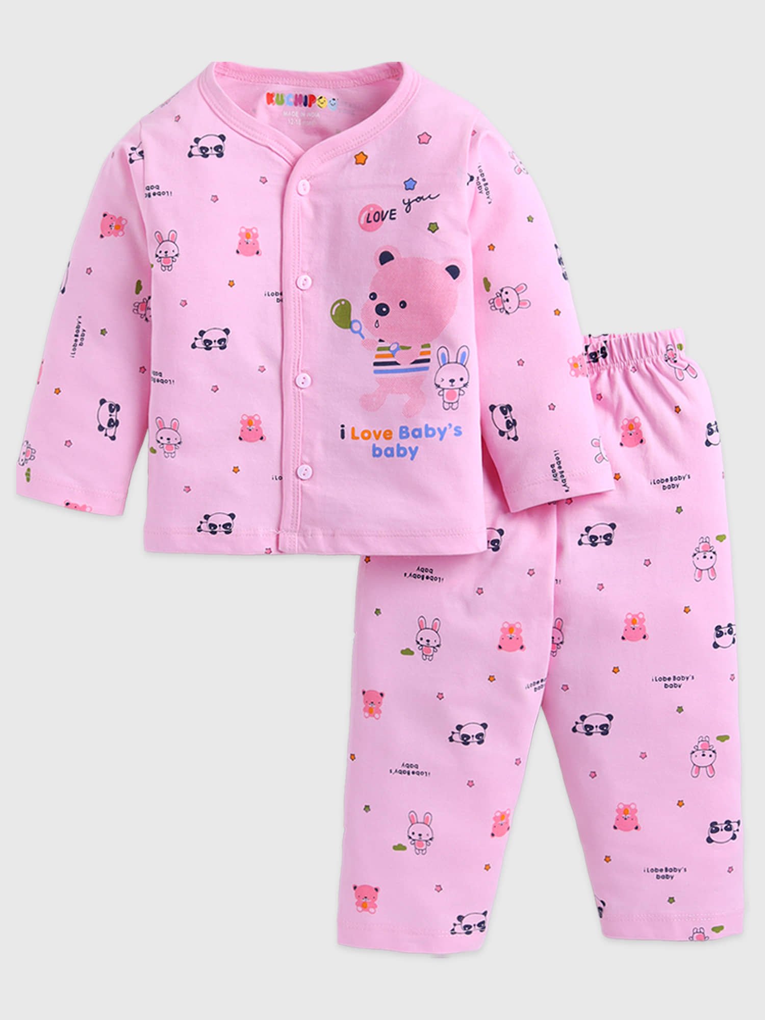 Kuchipoo Pack of 3 Boys Cotton T-Shirt & Trackpants Set ( Multicolor 1 ) - Image 5