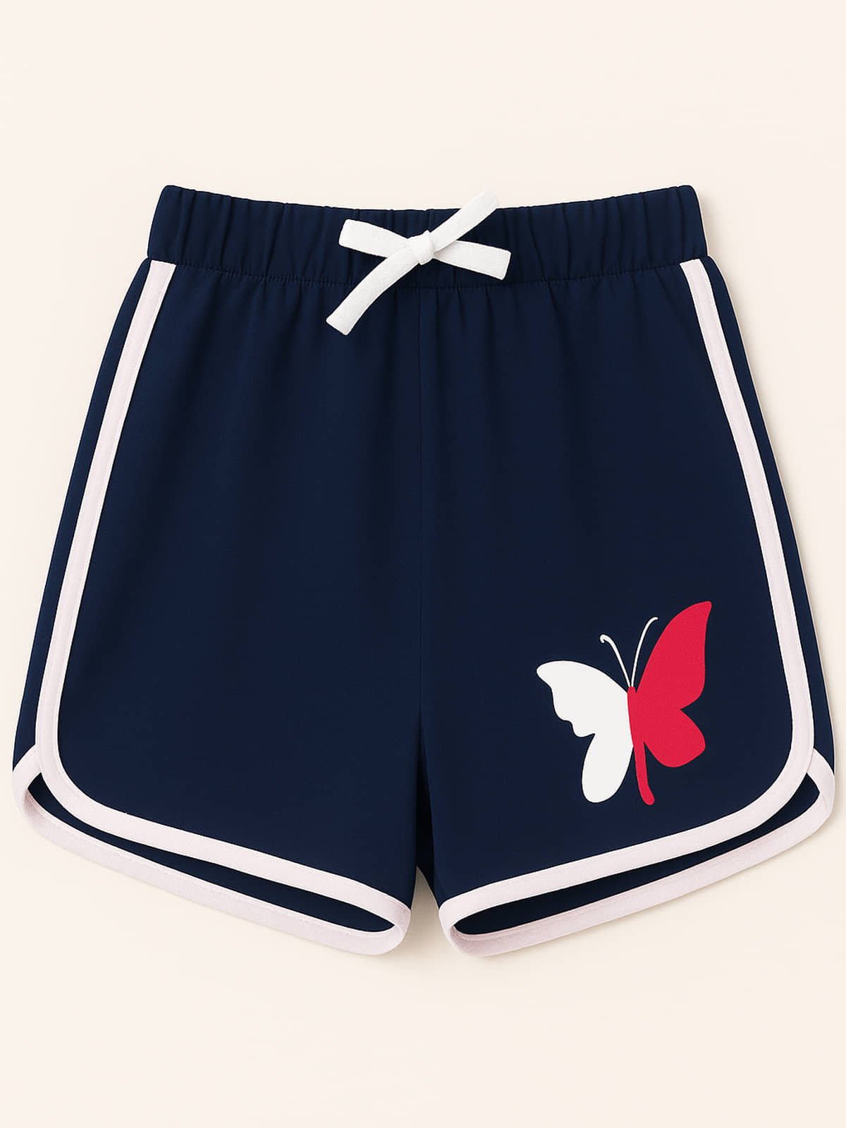 Kuchipoo Pack of 3 Girls Cotton Blend Shorts ( Multicolor 15 ) - Image 4