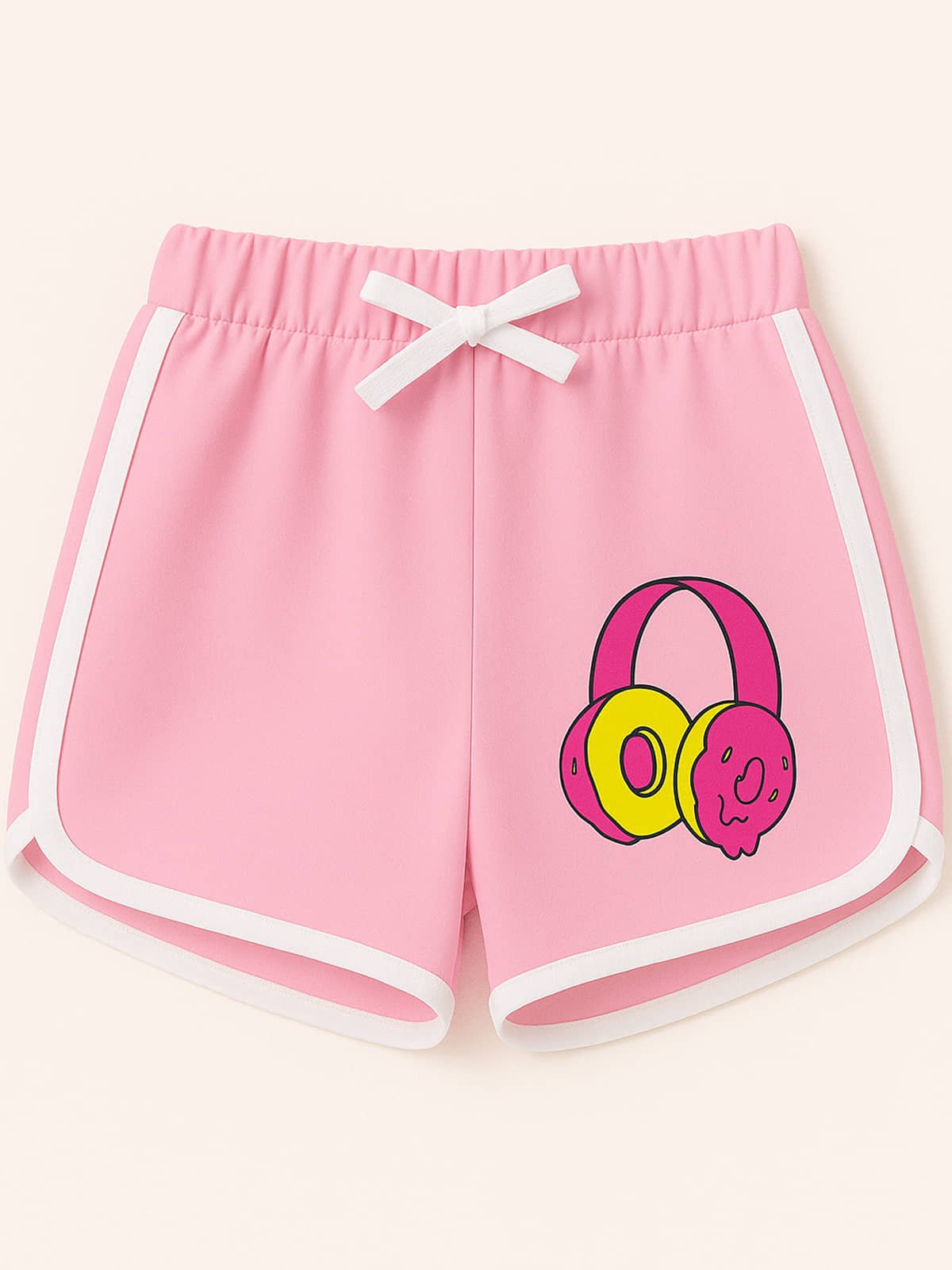 Kuchipoo Pack of 3 Girls Cotton Blend Shorts ( Multicolor 15 ) - Image 5