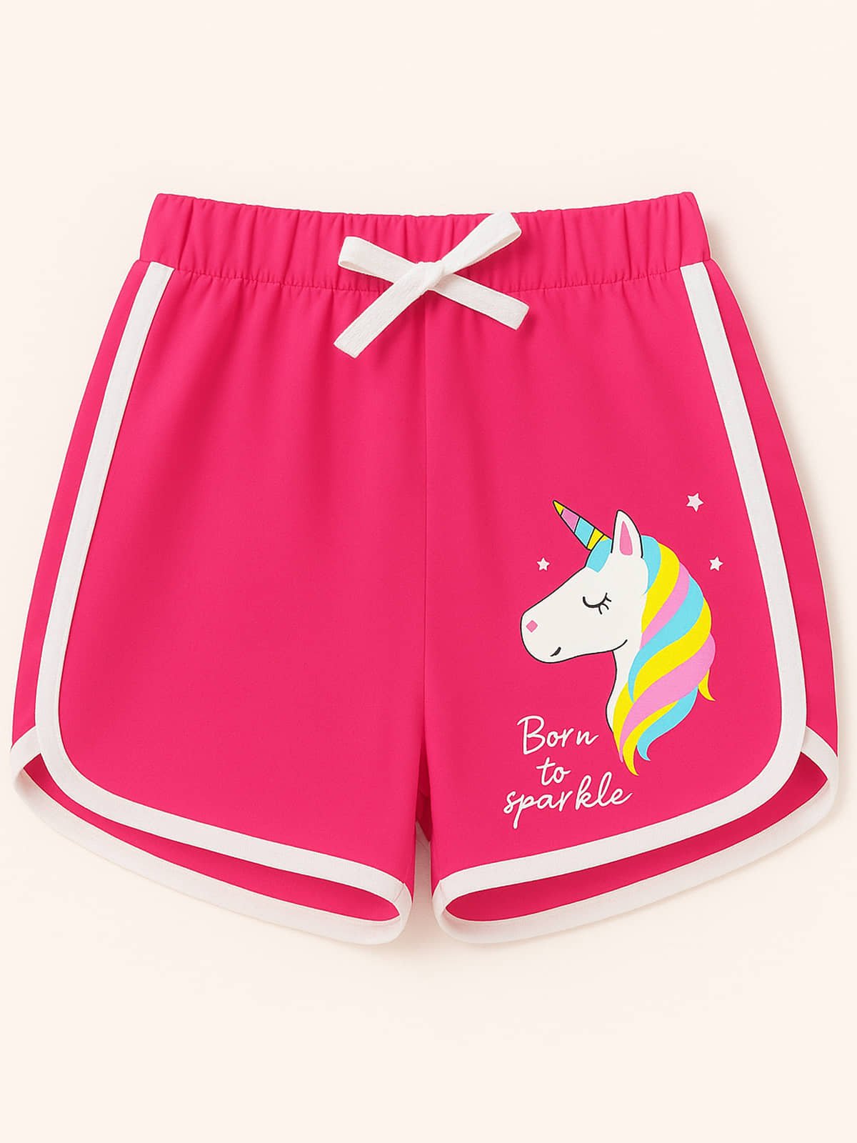 Kuchipoo Pack of 3 Girls Cotton Blend Shorts ( Multicolor 15 ) - Image 6
