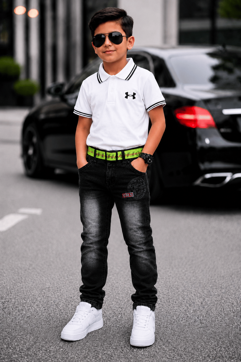 Kundan Boys Denim Jeans ( Black , Pack of 1 ) - Image 6