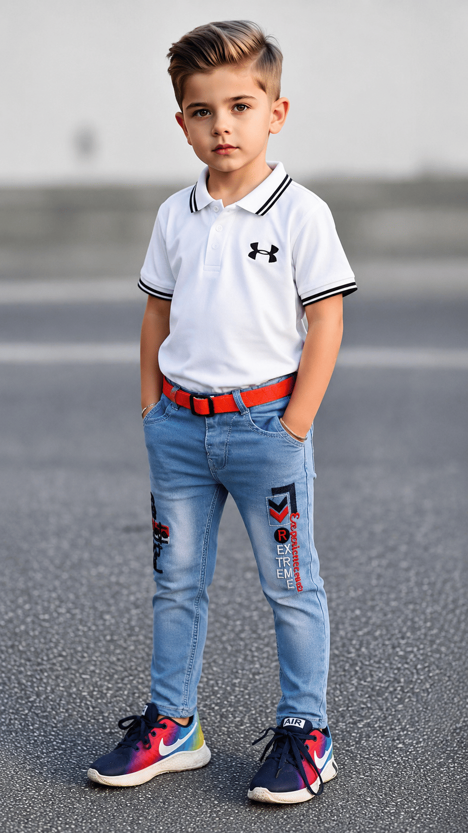 Kundan Boys Denim Jeans ( Light Blue , Pack of 1 ) - Image 5