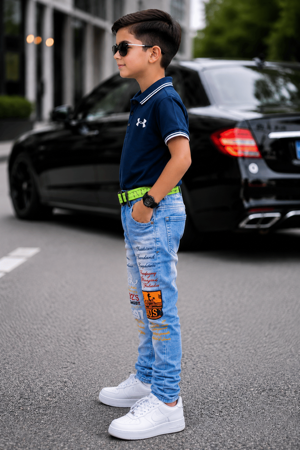 Kundan Boys Denim Jeans ( Light Blue , Pack of 1 ) - Image 4
