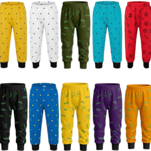 Pack of 10 Boys Cotton Blend Trackpant ( Multicolor )