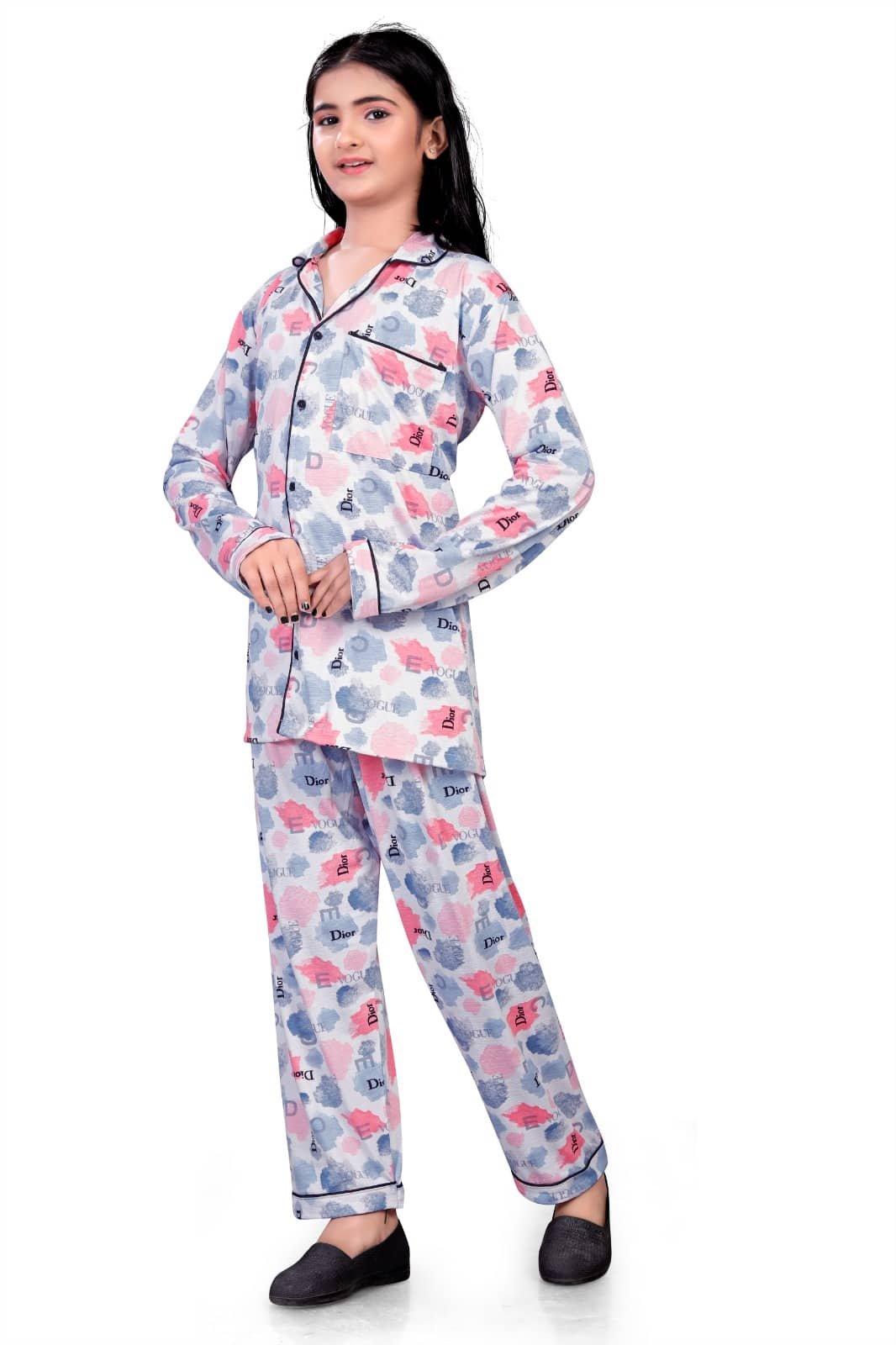 Laadli Pack of 6 Baby Girls Cotton Blend Nightdress
