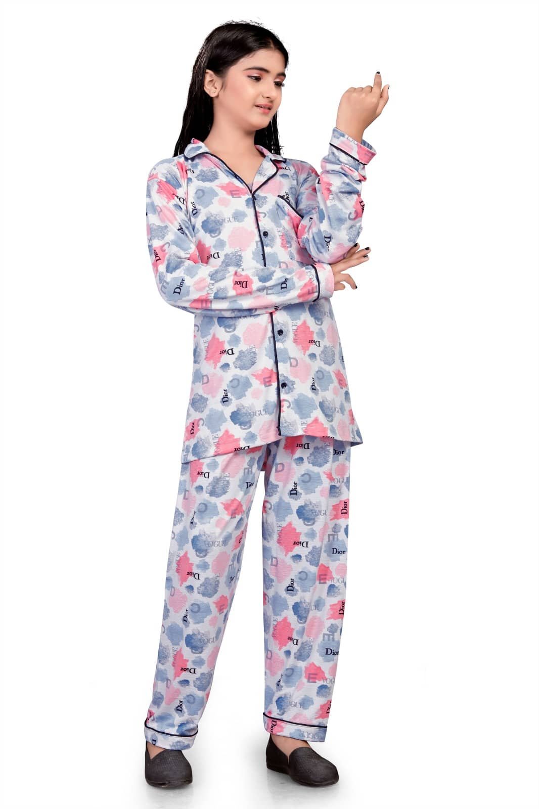 Laadli Pack of 6 Baby Girls Cotton Blend Nightdress - Image 3