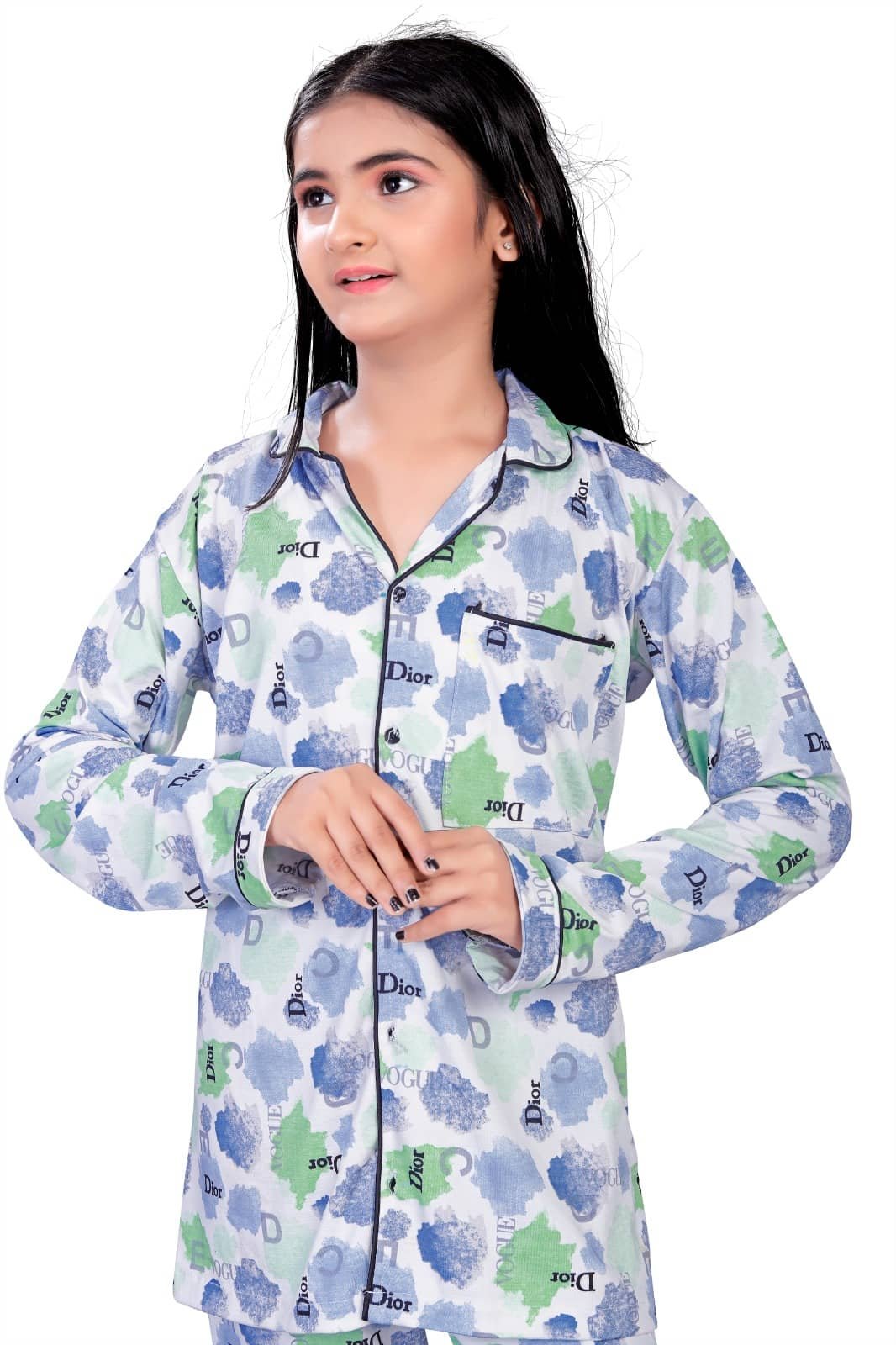 Laadli Pack of 6 Baby Girls Cotton Blend Nightdress - Image 8